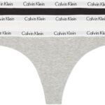 Calvin Klein Women's Carousel Logo Cotton Stretch Thong Panties, 3 Pack 1