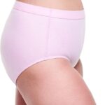 Hanes Women's Organic Cotton Panties Pack, ComfortSoft Underwear, 6-Pack 2