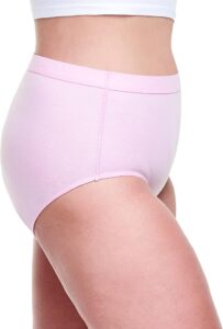Hanes Women's Organic Cotton Panties Pack, ComfortSoft Underwear, 6-Pack 2