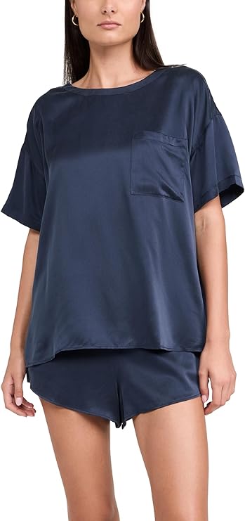 Lunya Washable Silk Pajama Set 1
