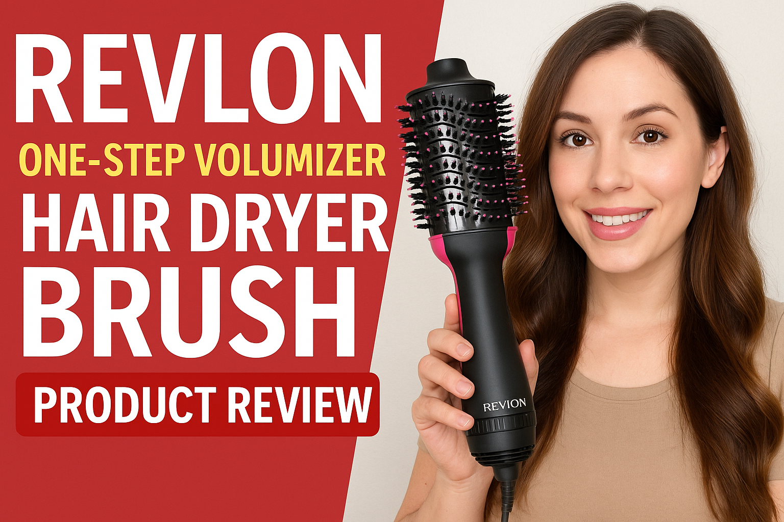 Revlon One-Step Volumizer Hair Dryer Brush Product Review