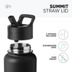 Simple Modern Wave Water Bottle with Straw Lid 2