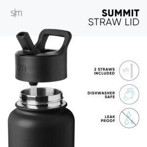 Simple Modern Wave Water Bottle with Straw Lid 2
