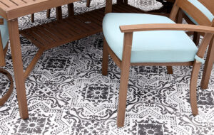Customize a Rug with Stencils