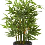 Nearly Natural 20” Bamboo Artificial Silk Plants, Green