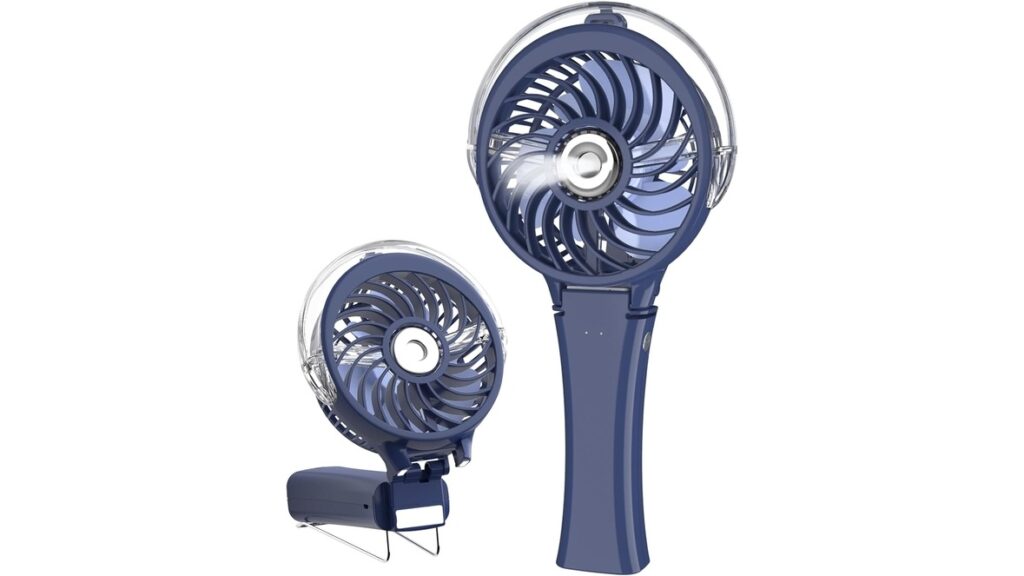 Rechargeable Handheld Misting Fan resized