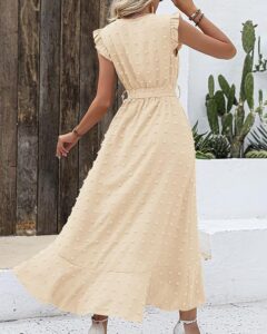 BTFBM Women V Neck Summer Dress 2025 2