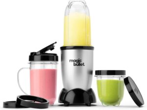 Magic Bullet Blender, Small, Silver, 11 Piece Set 0