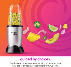 Magic Bullet Blender, Small, Silver, 11 Piece Set 2