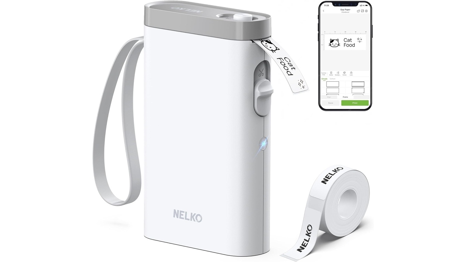 Nelko Label Maker Machine with Tape 0 resized