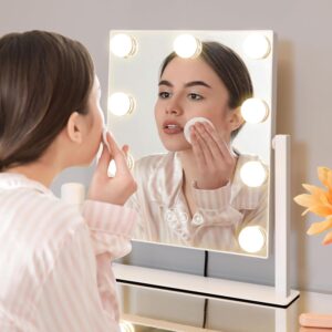 Vanity Mirror with Lights,Lighted Vanity Mirror with 9 Dimmable Bulbs for Dressing Room 2