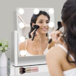 Vanity Mirror with Lights,Lighted Vanity Mirror with 9 Dimmable Bulbs for Dressing Room resized