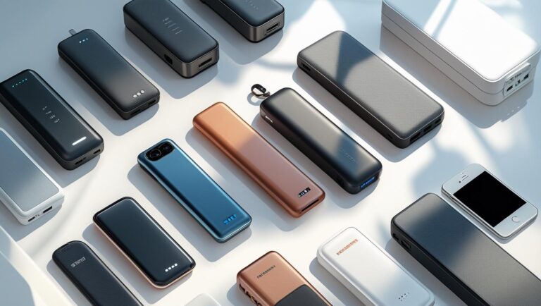 image with a collection of powerbanks