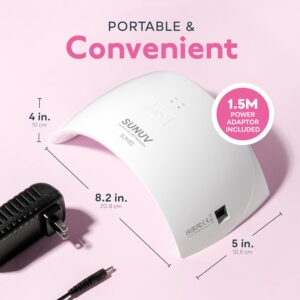 SUNUV UV Nail Lamp, Nail Dryer for Gel Nail Polish UV Light for Gel Nails with Sensor 1