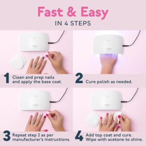 SUNUV UV Nail Lamp, Nail Dryer for Gel Nail Polish UV Light for Gel Nails with Sensor 6