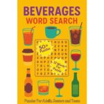 The Beverages, Beer & Drinks Word Search Puzzle Book resized